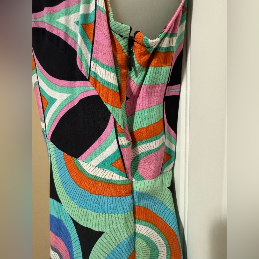By Anthropologie Kenzie Asymmetrical Midi Dress..size 2 - Picture 7 of 16